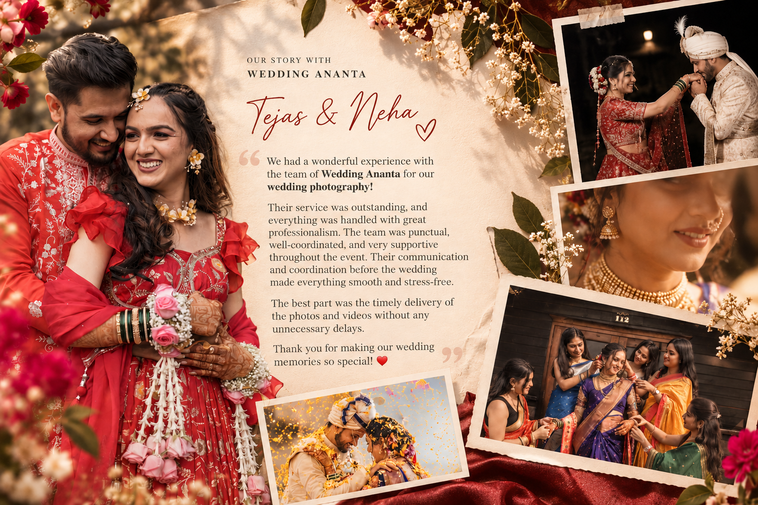 We had a wonderful experience with Wedding Ananta — Tejas & Neha Review